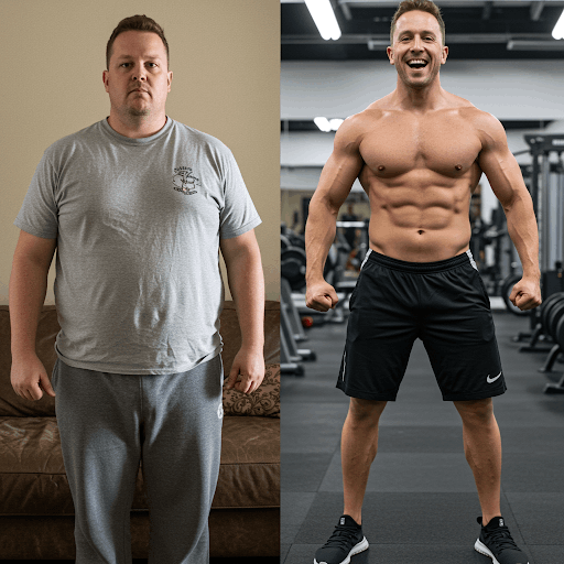 AquaSculpt Verified Buyer Before and After - Impressive Weight Loss Results